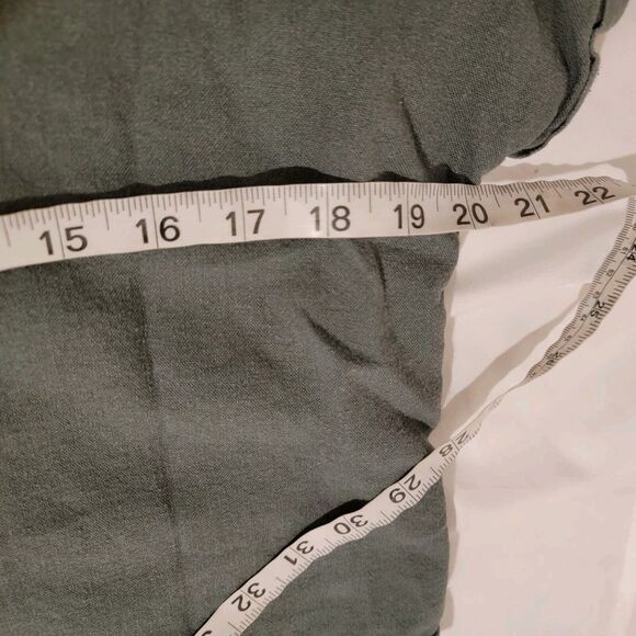 Universal Thread Womens Top Size Medium‎ M Green Linen Fairy Boho - Picture 4 of 6
